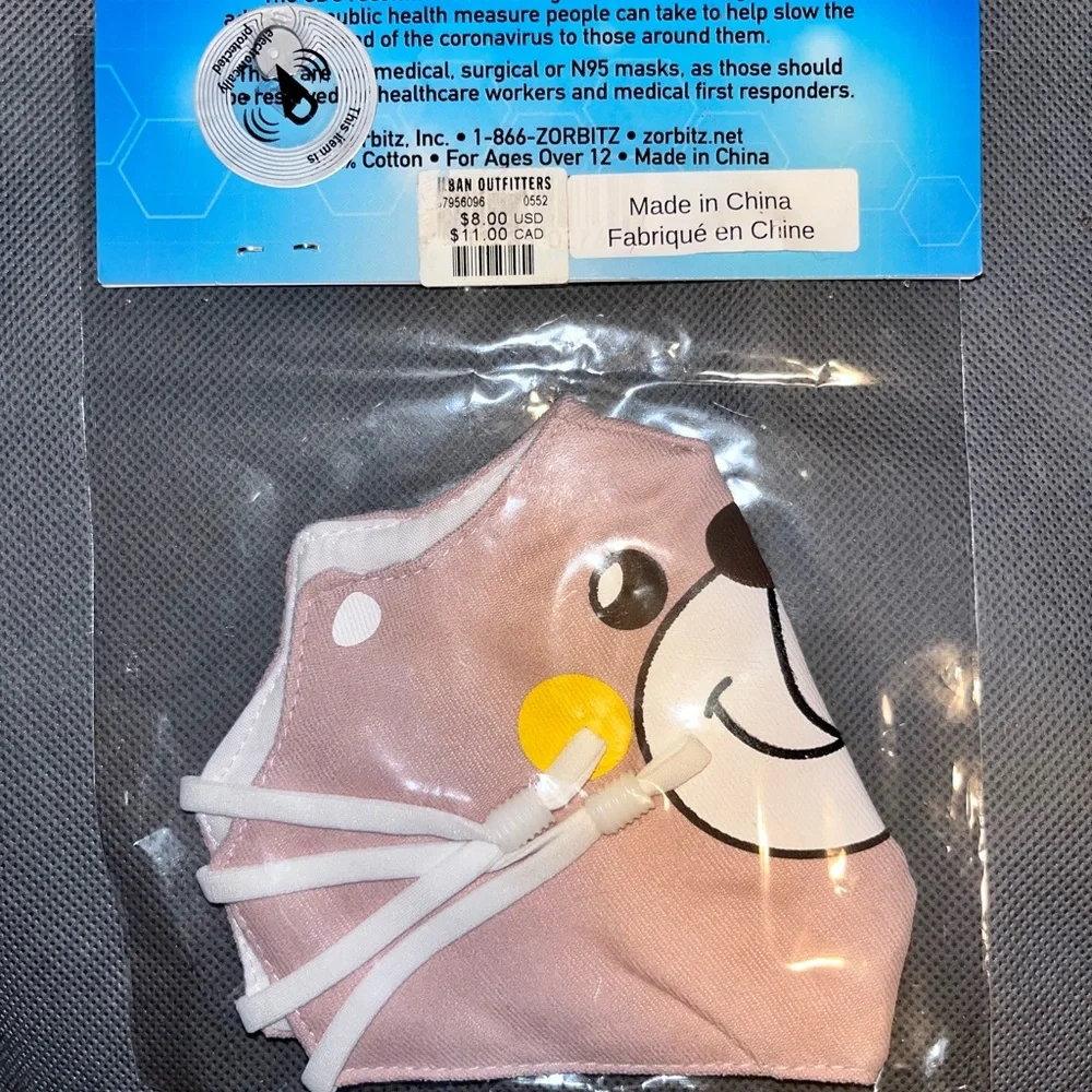 Urban Outfitters Face Mask NWT